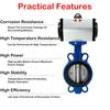 Pneumatic Butterfly Valve D671X-10/16 Wafer Type Spherical Lnk 304 Stainless Steel Quick Shut-Off Valve DN40/50/65/80/100-300