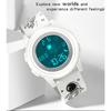 SANDA Новые электронные часы Spaceman, спортивные часы, модные тенденции, мужские и женские студенческие электронные часы, водонепроницаемые часы