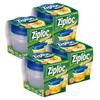 Ziploc [Bulk Purchase] Ziploc Screw Lock Containers, 473ml (2-Pack) X 4