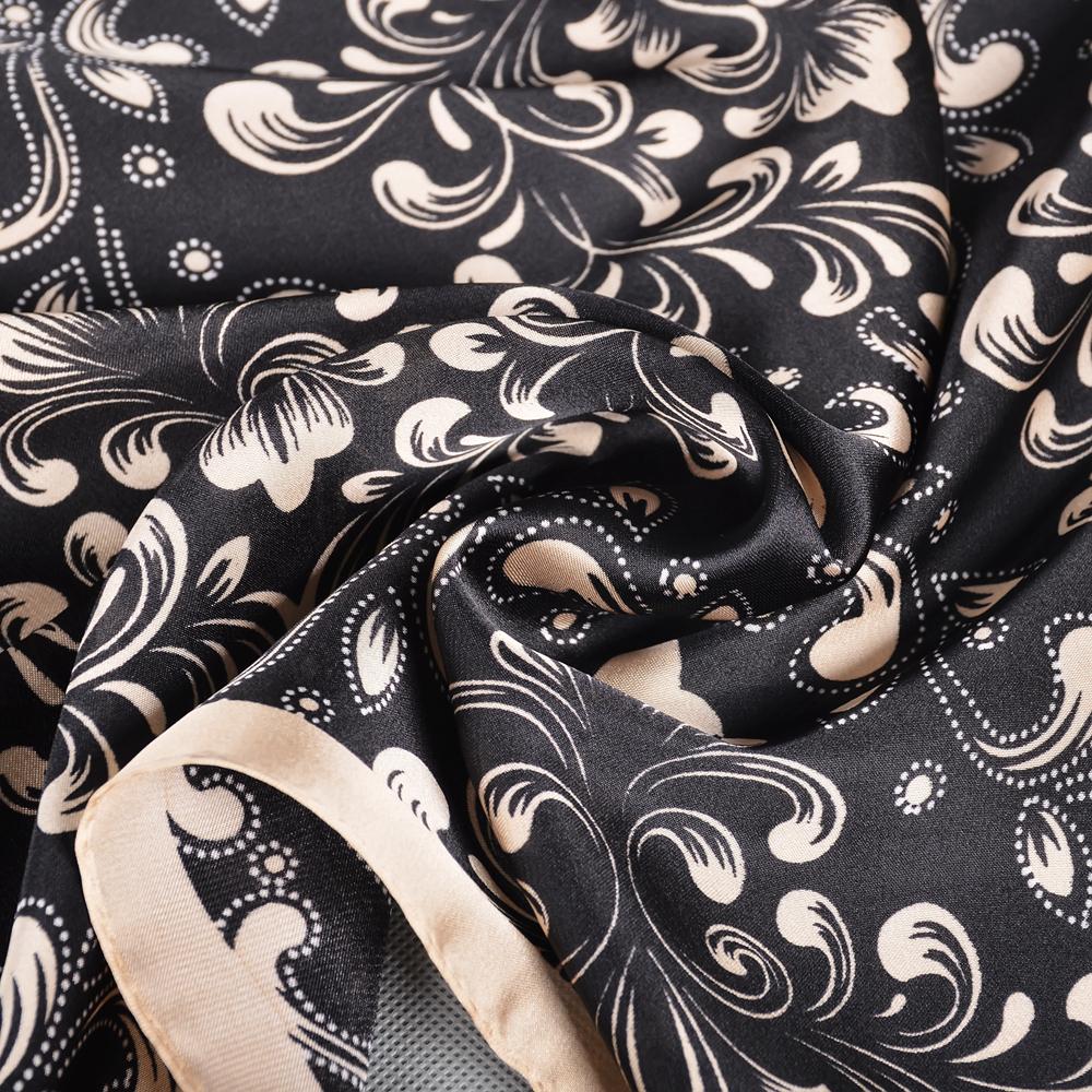 BYSIFA Мужской Женский Черный Бежевый Шелковый Шарф Накидка Фуляр Мода Зимние Шарфы Аксессуары Весна Осень Бренд Квадратные Шарфы Хиджабы