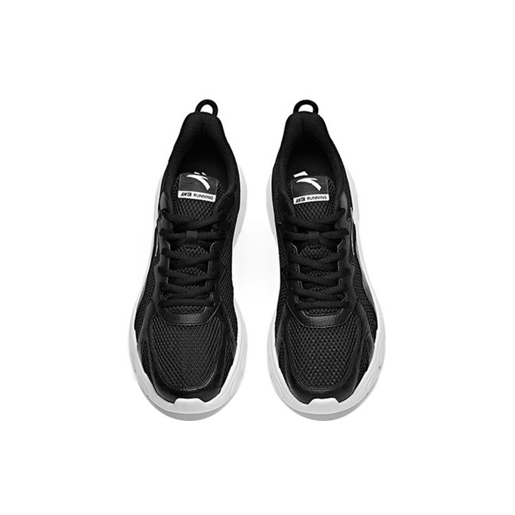 Anta Breathable Cushioning Comfortable Low-Top Sports Shoes Men Sneakers Black White 912125570-3