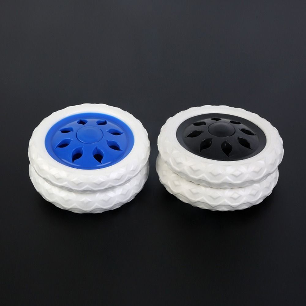 2Pcs Flexible Shopping Cart Wheels 6.3Inch Travelling Trolley Caster Portable Wheelchair Caster