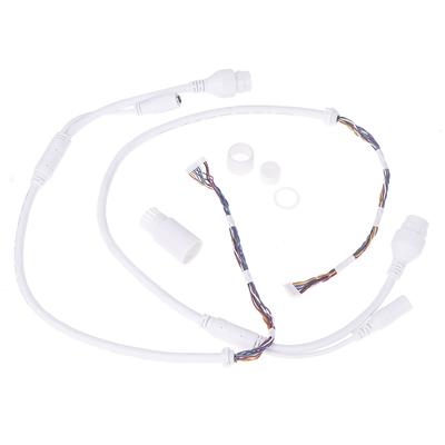 1 шт. Кабель Ethernet Lan Poe Rj45 Сетевой кабель 10-контактный 10-жильный 12-контактный 10-жильный Хвостовой кабель Водонепроницаемая заглушка для камеры