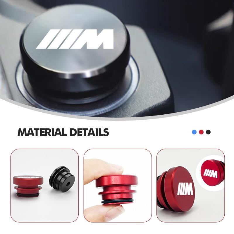 Car Cigarette Lighter Dustproof Cigarette Lighter Interface Cover For BMW M Performance Alpina M3 M5 M6 X1 X3 X4 X5 G20
