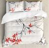 Japanese Bedding Set For Bedroom Bed Home Cherry Blossom Sakura Tree Branches Romantic Spr Duvet Cover Quilt Cover Pillowcase