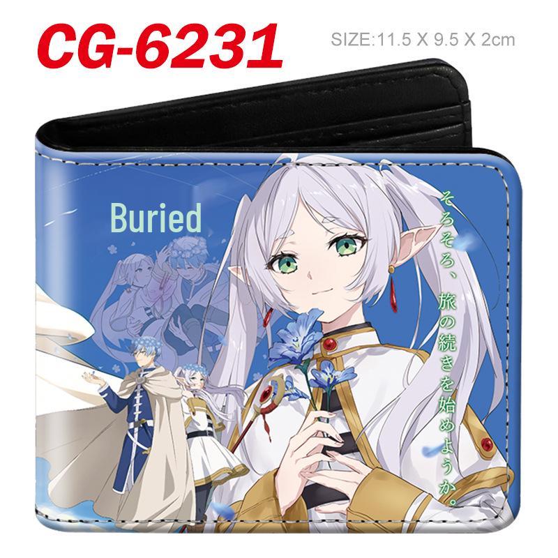 Фрирен: Кошелек для монет 3D-анимация «За гранью конца путешествия» - Стереоскопический рельефный мультяшный дизайн