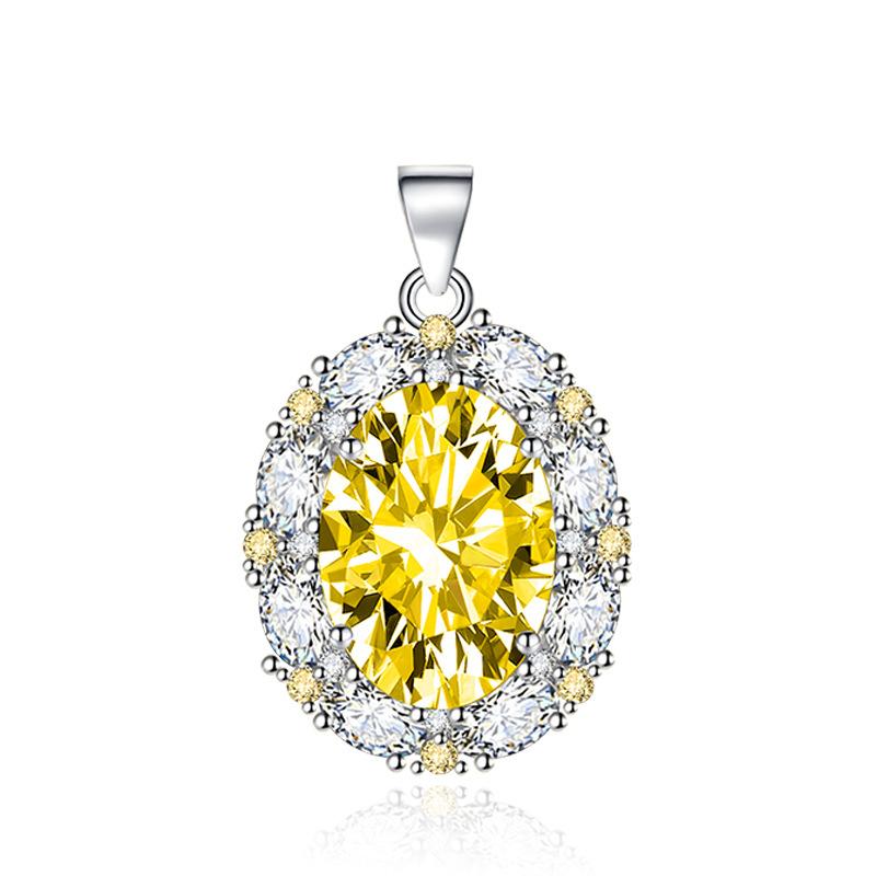 Sace Gems Классический роскошный циркон для женщин кулон ожерелье ювелирные изделия свадебное обещание вечерние подарок
