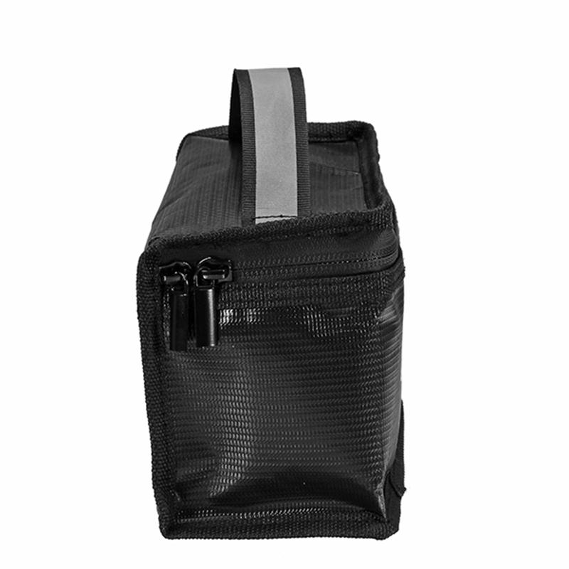 Realacc 155x115x90мм Водонепроницаемая сумка для LiPo аккумуляторов со светящейся ручкой для хранения и зарядки