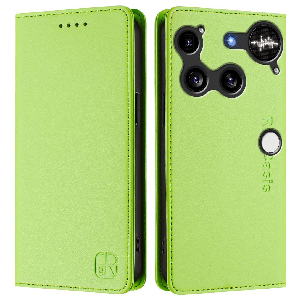 Ни за что Телефон (3) Кожаный чехол 5G RINACASIS RC01 Чехол для телефона с RFID-блокировкой Кошелек Подставка