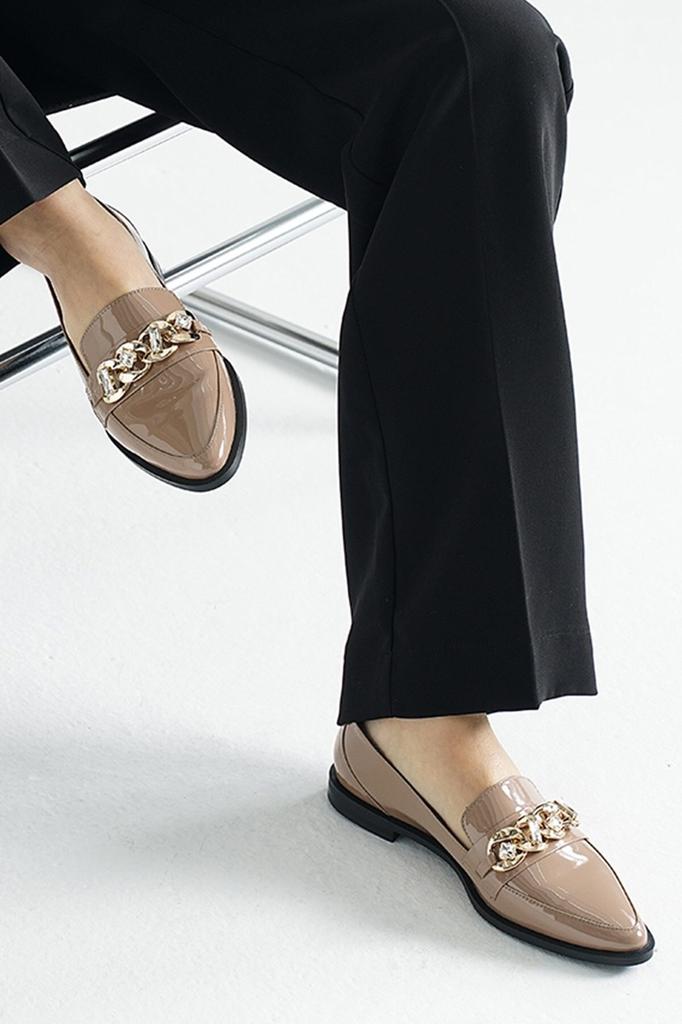 Модные женские лоферы Повседневная обувь на плоской подошве