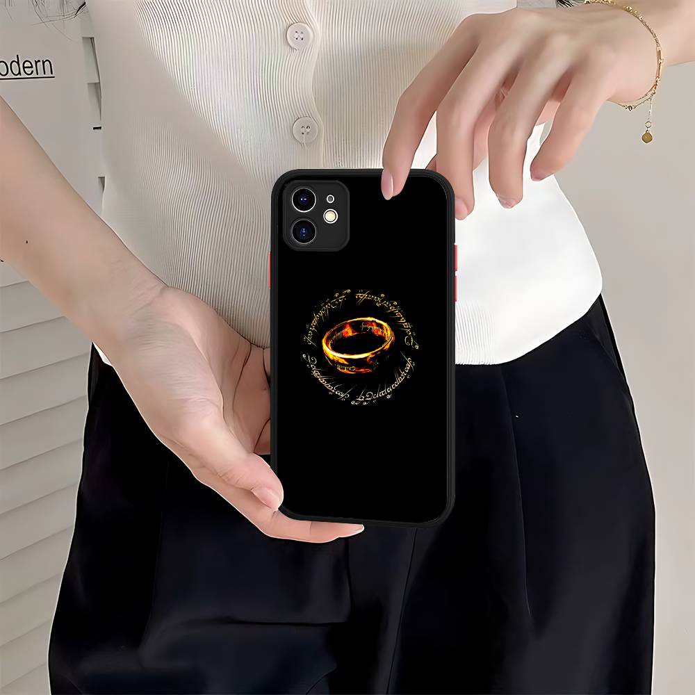 Чехол для телефона Властелин К-К Колец Для IPhone 16e 16 15 14 13 12 11 Pro Max X XS MAX Plus Матовый чехол Spuerstar