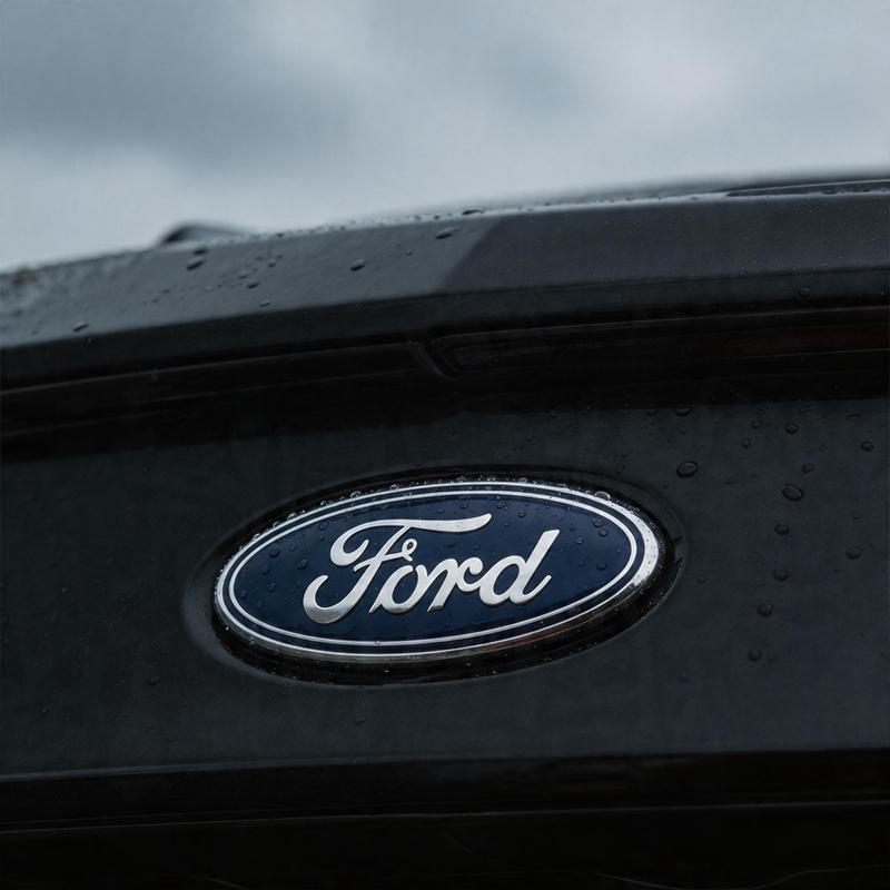 Hot Car Front Grille Badge Sticker Hood Logo Trunk Accessories For Ford Focus Fiesta Mondeo S-MAX Kuga Ranger Automotive Decor