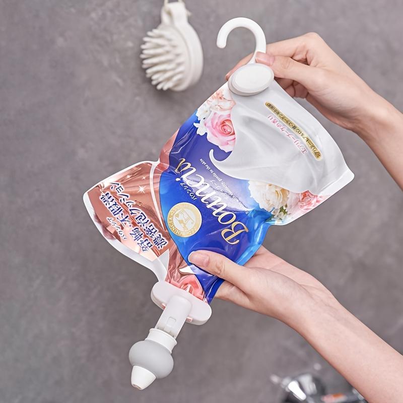 Hanging Refill Pump Dispenser, Liquid Controller for Laundry Detergent Shower Gel & Shampoo, Leakproof, Suitable for Home