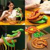 Adorable Realistic Plush Snake Toy Ultra Soft Cartoon Style For Pranks And Fun