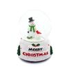Cute Christmas Snow Globe Desktop Decor Creative Luminescence Snowman Statue Glass Crystal Ball Boys Girls Christmas Gift