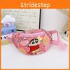 Kid Fashion Chest Bag With Crayon Shin Chan And Nene Print Designs For Daily Use