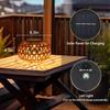 2 Pack Solar Lanterns Outdoor Waterproof, Rattan Table Lamp Decor for Garden, Yard, Steps – Gift for Mom, Grandma