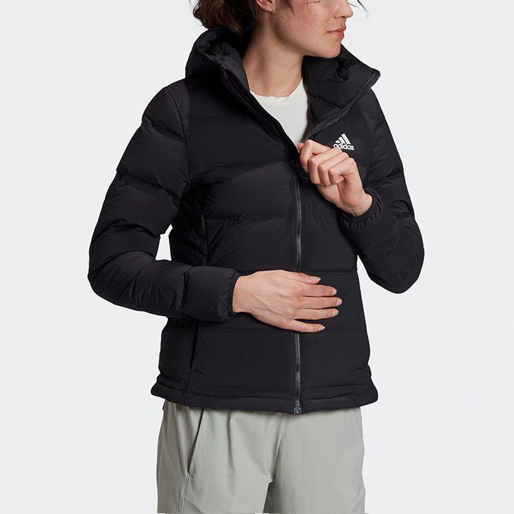 adidas Женская черная зимняя пуховая куртка FT2577