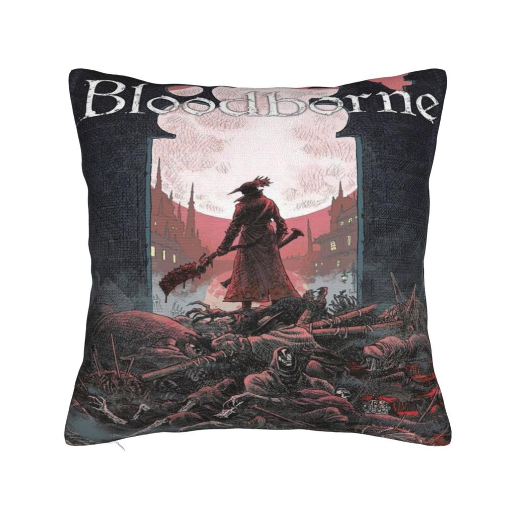 Bloodborne  Печать Наволочка Чехол для Подушки Чехол для Декоративной Подушки Y2K Декор Сиденья На Молнии Различные Размеры