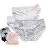 AZBESCZ Milk Silk Panties with Satin Cute Lace and Ribbon Soft and Plus Size Panties 5 Colors Women's (5-Piece Set) Panties, Design, (XL, Available)