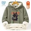 JEANSWEST LIFE Men's Heavyweight Fleece-Lined Hooded Sweatshirt