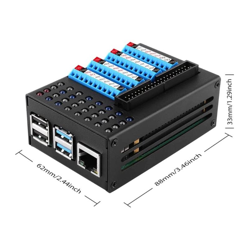 Комплект клеммной колодки с винтовыми клеммами для Raspberry Pi 4B GPIO