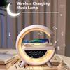 Bluetooth Speaker Wireless Charging Alarm Clock Ambient Light Multi-function Wireless Charging Smart Bluetooth Speaker