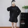 Тяжелая промышленность Дизайн бусин Чувство Шляпа Вязаный кардиган Осень и зима Новый Нежный ветер Свободный свитер Куртка Женская