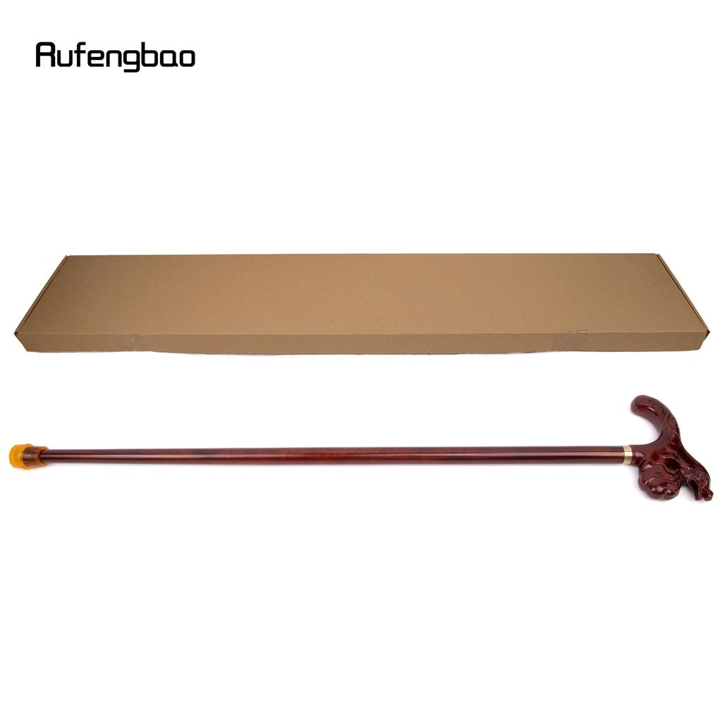 Коричневый Феникс Деревянная Односуставная Модная Трость Декоративная Косплей Палка Хэллоуин Булава Костыль Жезл Посох 97см