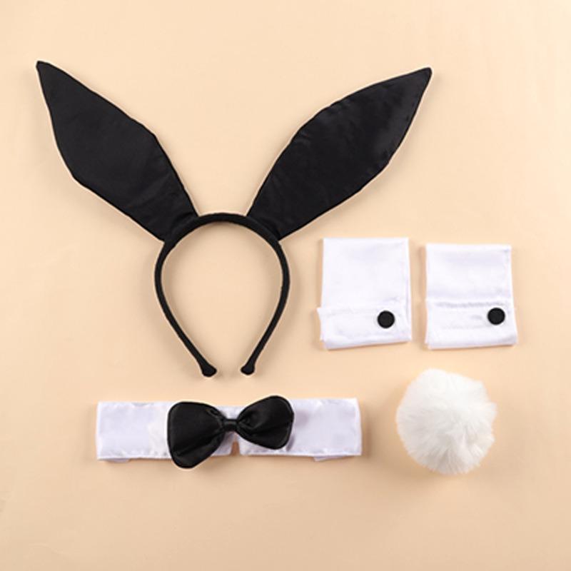 Rabbit Ears Suit Headband Bunny Headband Easter Party Halloween Prom Headbuckle