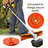 Aluminum Grass Trimmer Top Brush Cutter Tops Strimmer Lawn Mower Accessory with 4 Trimmer Ropes