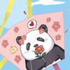 Frameless Cartoon Panda Wind Kites Easy To Fly Foldable Children Kite Toys  Children/Kid