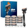 Gillette 2024 Proglide Manual Razor Handle + Razor Blade 12p Set ,Korean Razor Blade