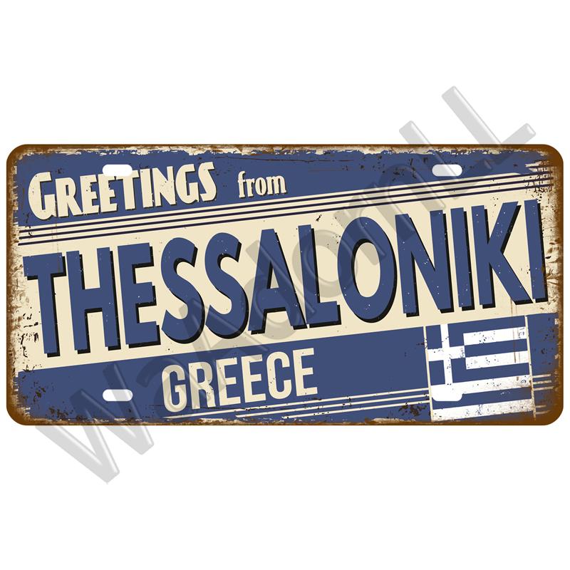 Городской штат Винтаж жестяная вывеска жесть пластина ретро металлический знак плакат для бара паба клуба мужская пещера гараж настенное украшение арт декор