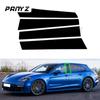 Car Pillar Post Door Window B Column Cover Trim Sticker Decor for Porsche Panamera 2017 2018    Accessories