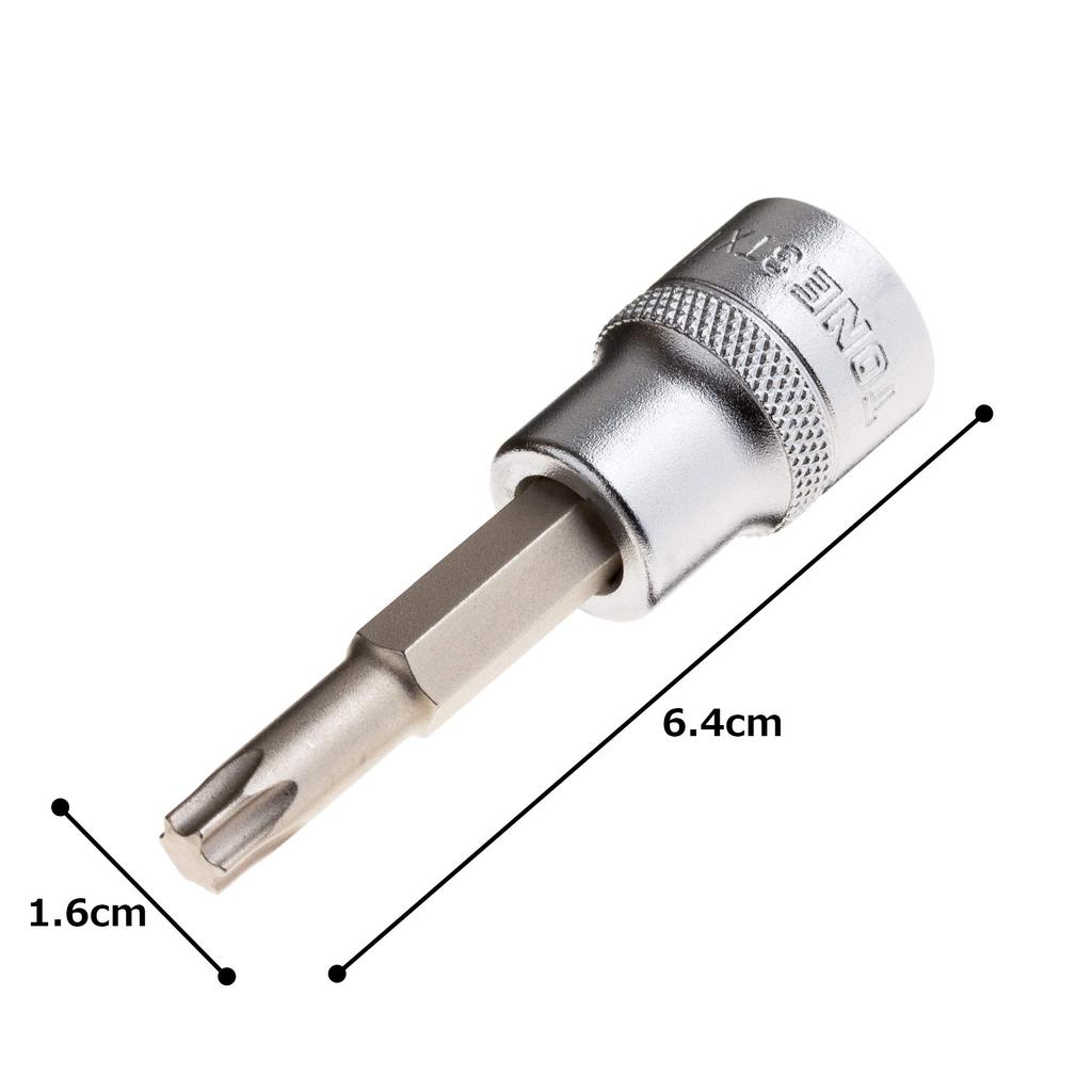 Головка Torx TONE, угол привода T40 (Сильный тип) 3TX-T40 9,5 мм (3/8")