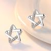 Женские корейские модные антиаллергенные посеребренные мини-простые маленькие серьги-гвоздики женские украшения для ушей в подарок