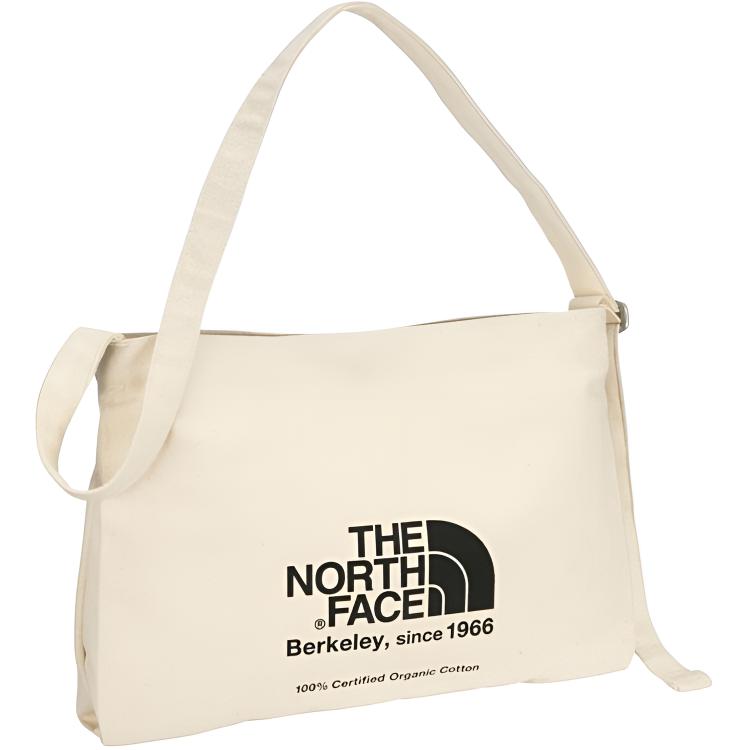 The North Face 10 л Многоразовая сумка Сумка через плечо Сумка для улицы Хлопок Белый Черный Унисекс NM81765-K