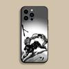 Чехол для телефона K-Kengan A-Ashura для iPhone 17,16,15,14,13,12,Pro,Max,Plus,E,SE4,Air,Mini Черный Мягкий Чехол