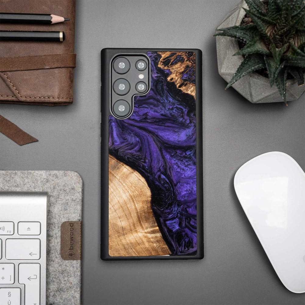 Bewood Unique case for Samsung Galaxy S22 Ultra - Violet