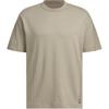 Wuji Jacquard T-Shirt, Pure Color, Round Neck, Sports Casual, Short Sleeve Men Tops Taupe JI8709