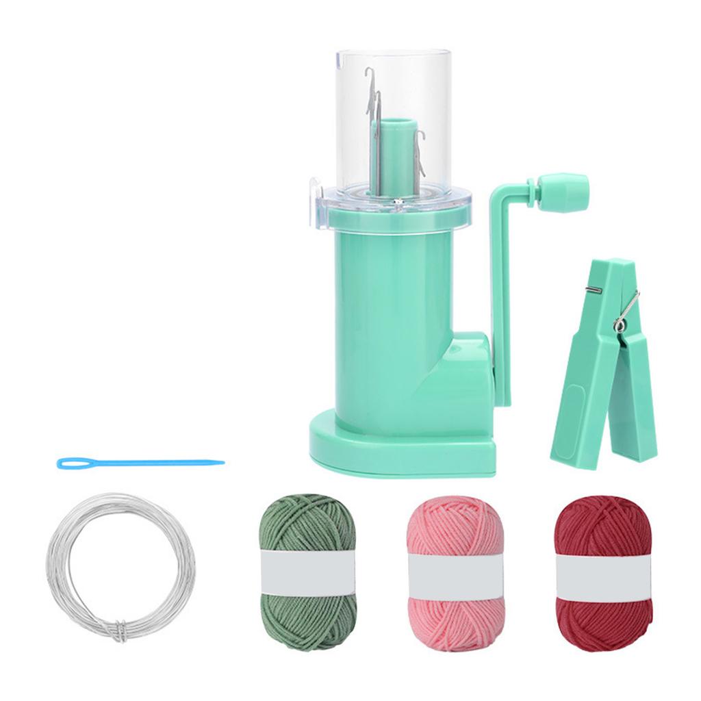 Hand Knitting Machine Needle Thread Tool Set Household Weavers Multicolor Yarn Knitting Tool for DIY Sewing Crocheting