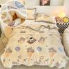 1pc Skin-friendly Blanket Cute Cartoon Bedspread Flannel Blankets Warm Sofa Towel Nap Shawl Cobijas De Camas (No Pillowcase)
