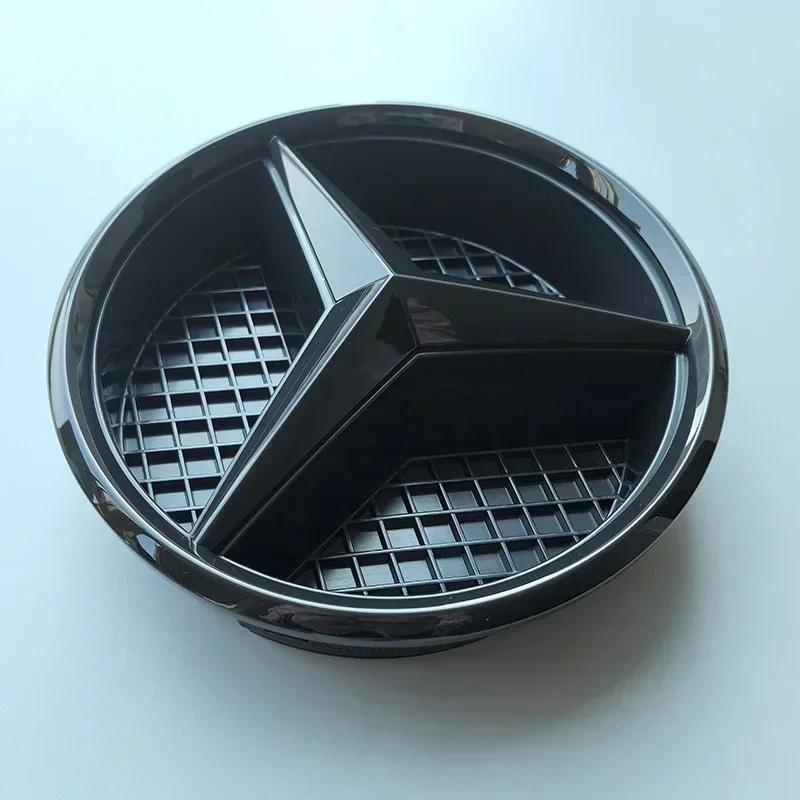 2025 New For Mercedes Benz Hollow Out Grids ABS Front Grille Car Emblem 3D Star Badge for Mercedes Benz W204 W205 W213 X253 W166