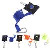 Scuba Diving Lanyard 2.6M Nylon BCD Side Mount Anti Lost Strap Underwater Safety Rope with Stainless