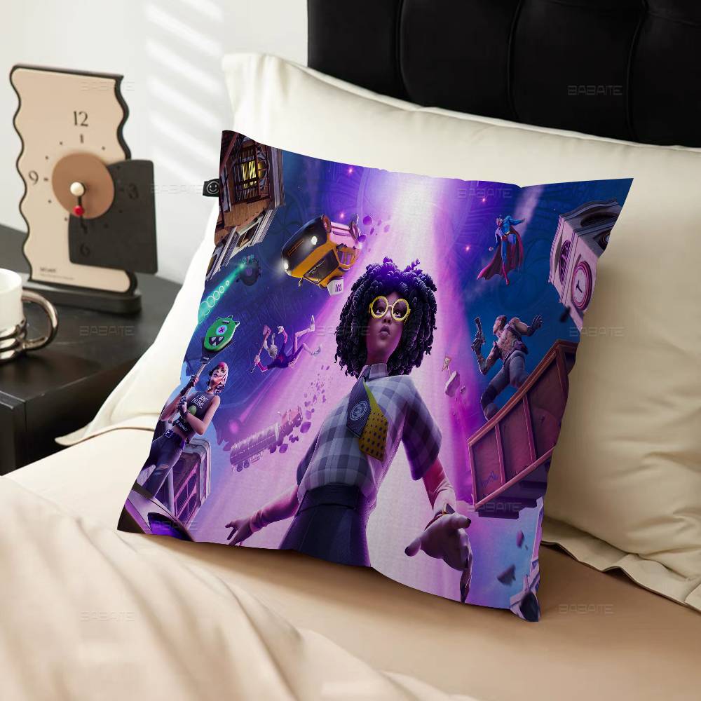 F-Fortnites Gaming Cushion Cover Car Throw Pillow Case For Sofa Car Christmas Gift 40X40Cm 45X45Cm