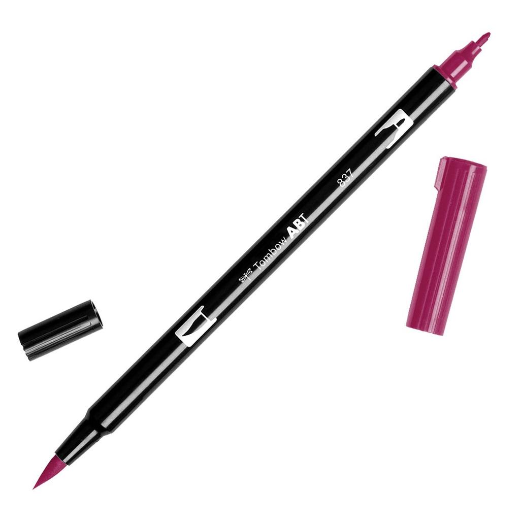 Двусторонний маркер Tombow ABT на водной основе для графики 837 для иллюстрации, каллиграфии и леттеринга