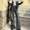 American Retro High-Waist Wide-Leg Jeans for Women - Autumn New Loose Straight-Leg Design