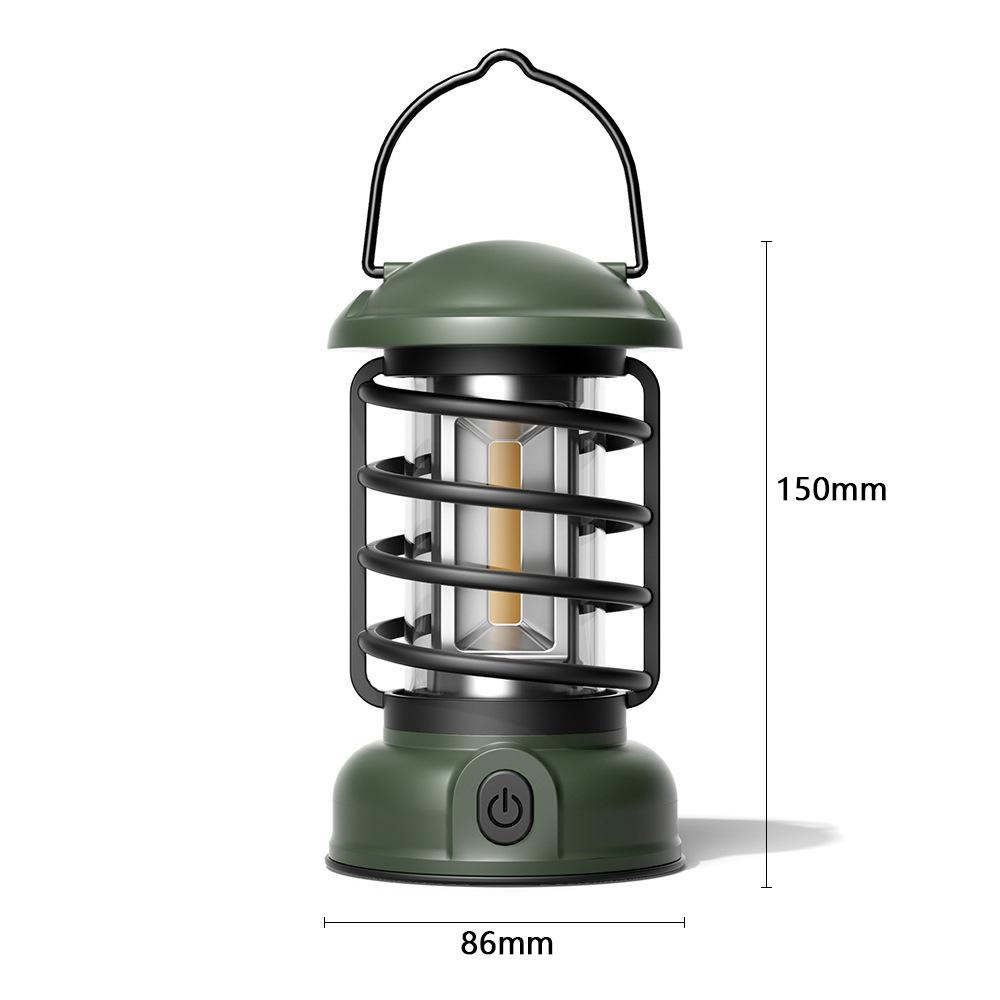 Rechargeable Retro Camping Light: Outdoor Hanging, Handheld Tent Illumination