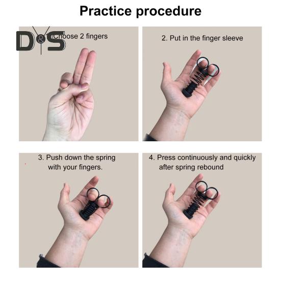 1/2 шт., усилитель захвата пальцев, силовая тренировка, пружинный тренажер для гибкости двух пальцев, детский, для взрослых, тренажер для пальцев рук, игрушка для снятия беспокойства